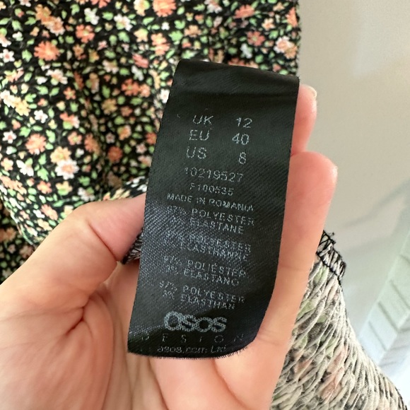 ASOS DESIGN FLORAL MAXI/MIDI - Size 12 - Picture 5 of 6